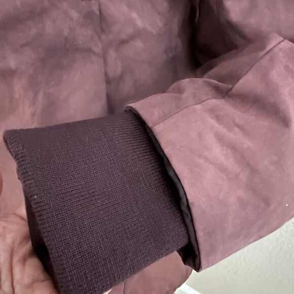 Lole NWT Faith L Edition Sz XS Jacket El Capitane Maroon Full Zip LUW0638 Vegan - Picture 4 of 9